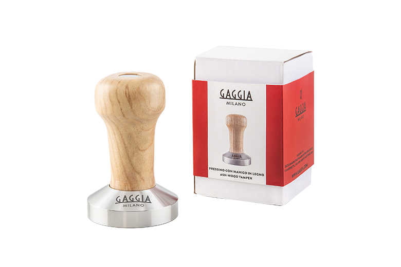 TAMPER WITH WOODEN HANDLE